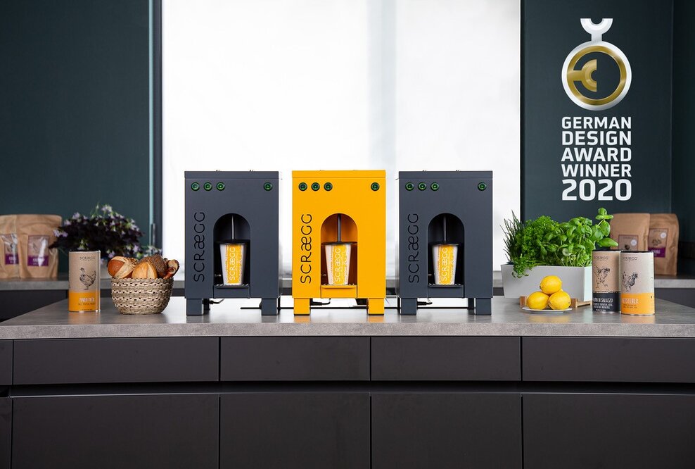 SCRAEGG mit German Design Award 2020 ausgezeichnet