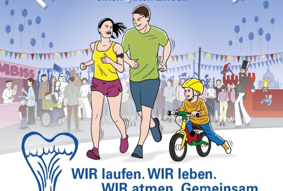18. Freundschaftslauf - Laufen gegen Mukoviszidose - BB-Radio, Bürgermeister, VIPs