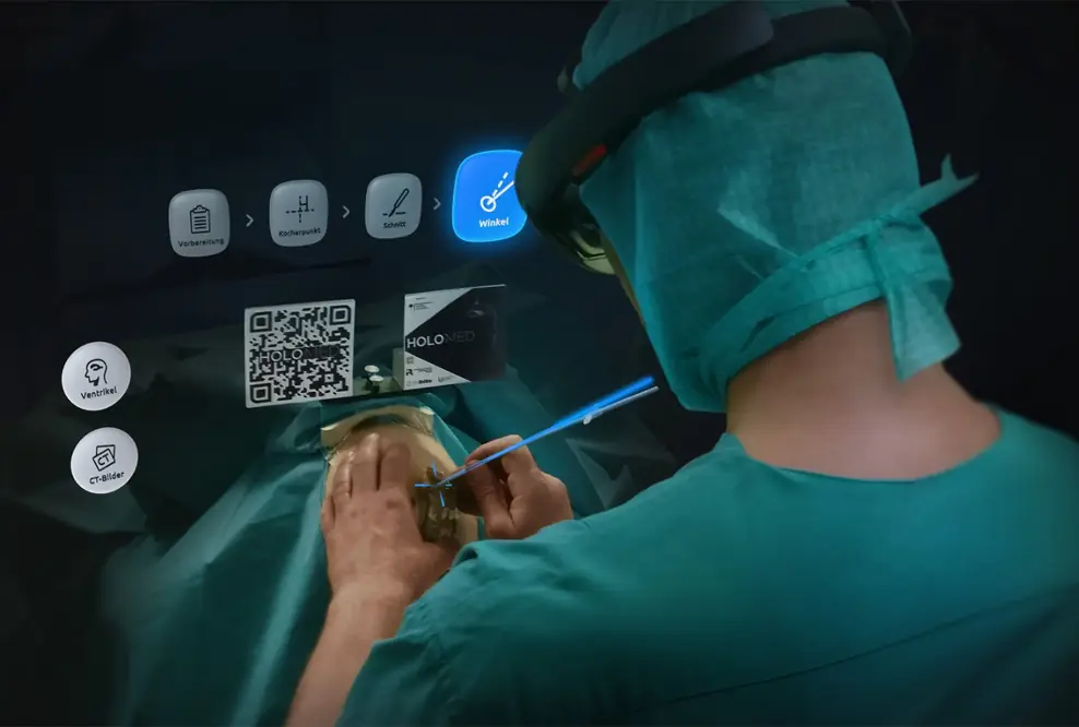 Mit der Guideline „UID Medical QuARtett“ Augmented-Reality-Apps für die Medizin gestalten