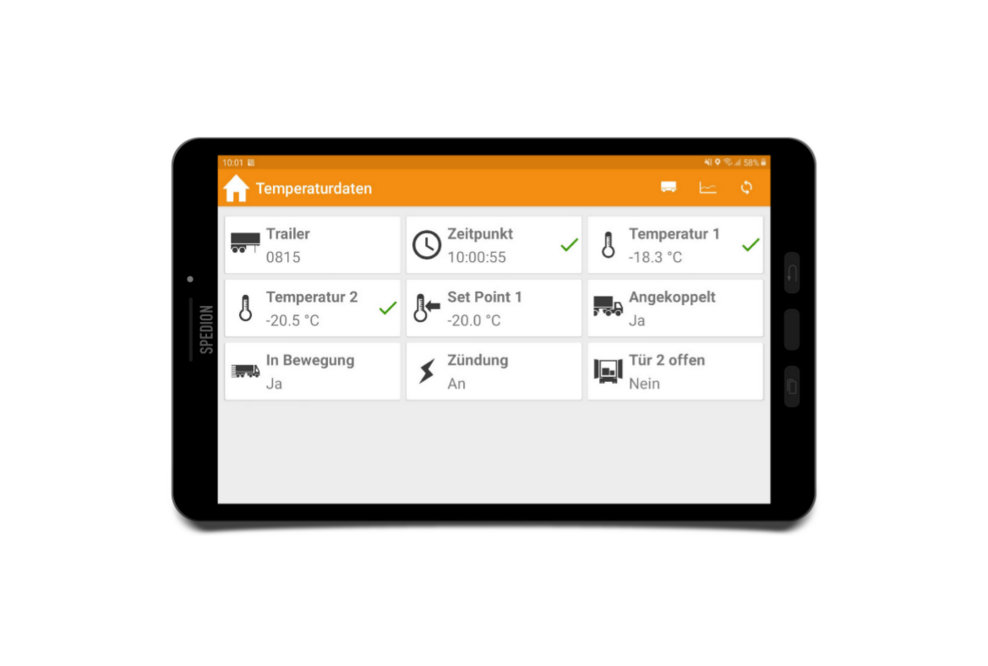 SPEDION auf der LogiMAT 2020: Telematiksystem SPEDION App mit neuen Funktionen