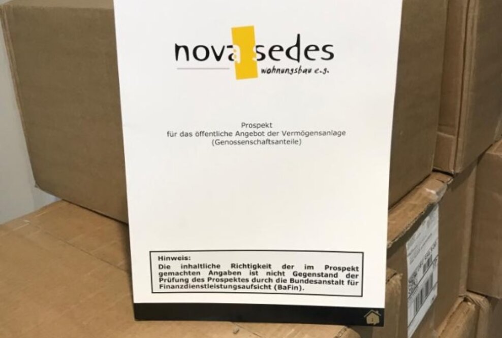 BaFin billigt Prospekt der Nova Sedes eG