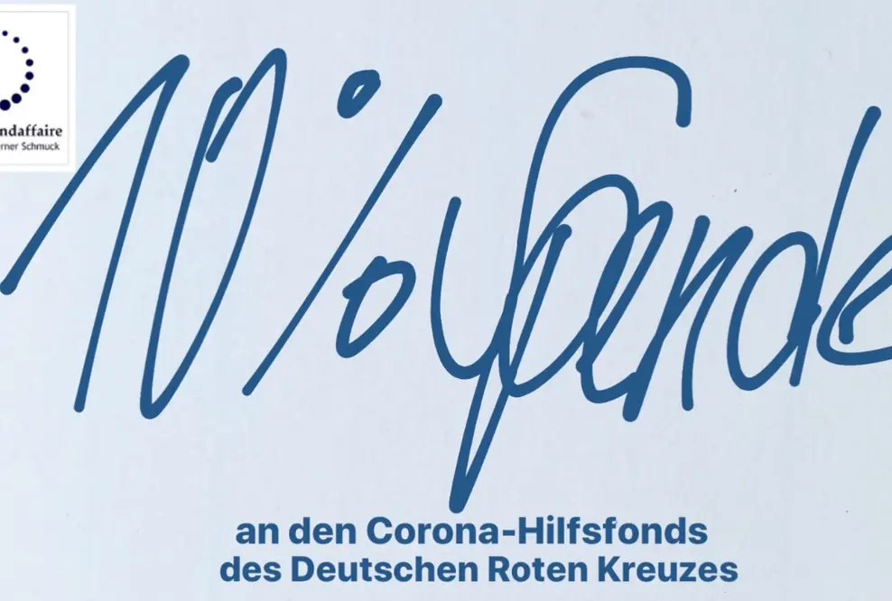 #füreinander da sein - Die Halsbandaffaire spendet 10 Prozenz der Bestellsumme an den DRK Corona-Hilfsfonds