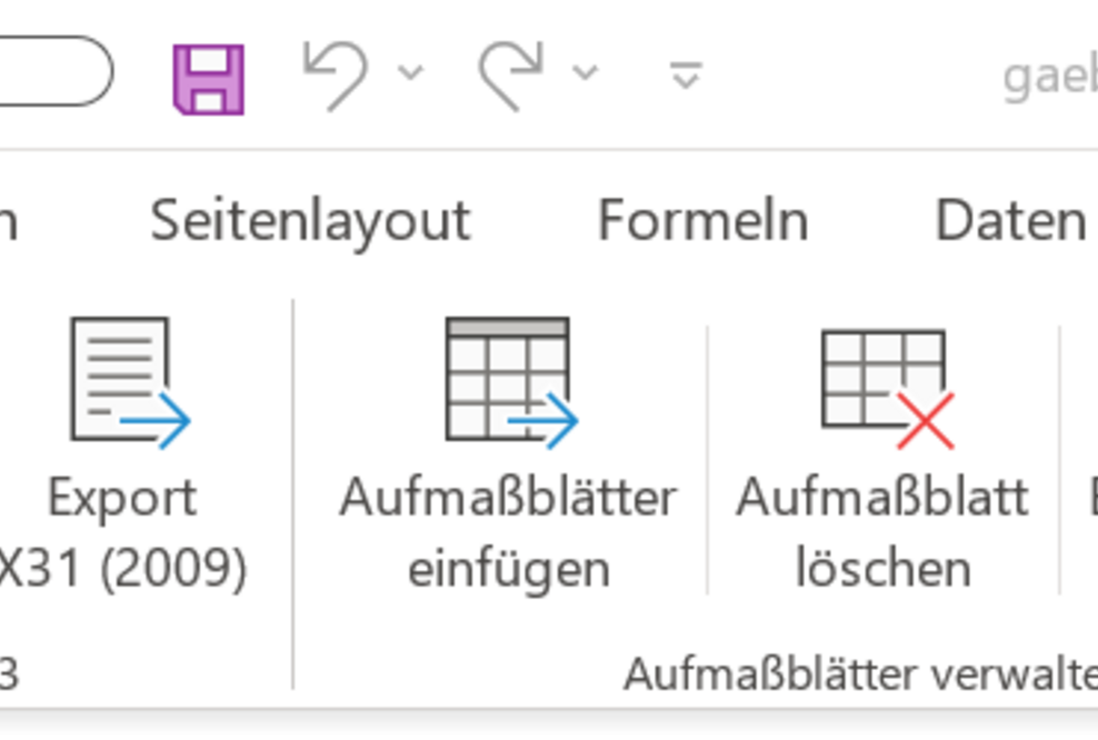 GAEB-Datenaustausch mit GAEB-Online 2018: Aufmaß und Rechnung