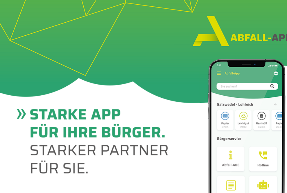 Produktlaunch: Abfall-App für alle Landkreise in Deutschland