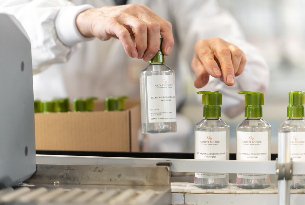 Groupe Rocher engagiert sich im Kampf gegen COVID 19