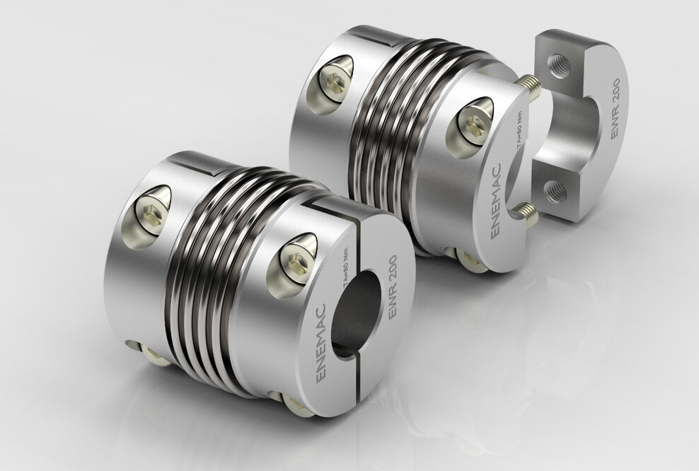 Neue rostfreie Halbschalen-Metallbalgkupplung EWR