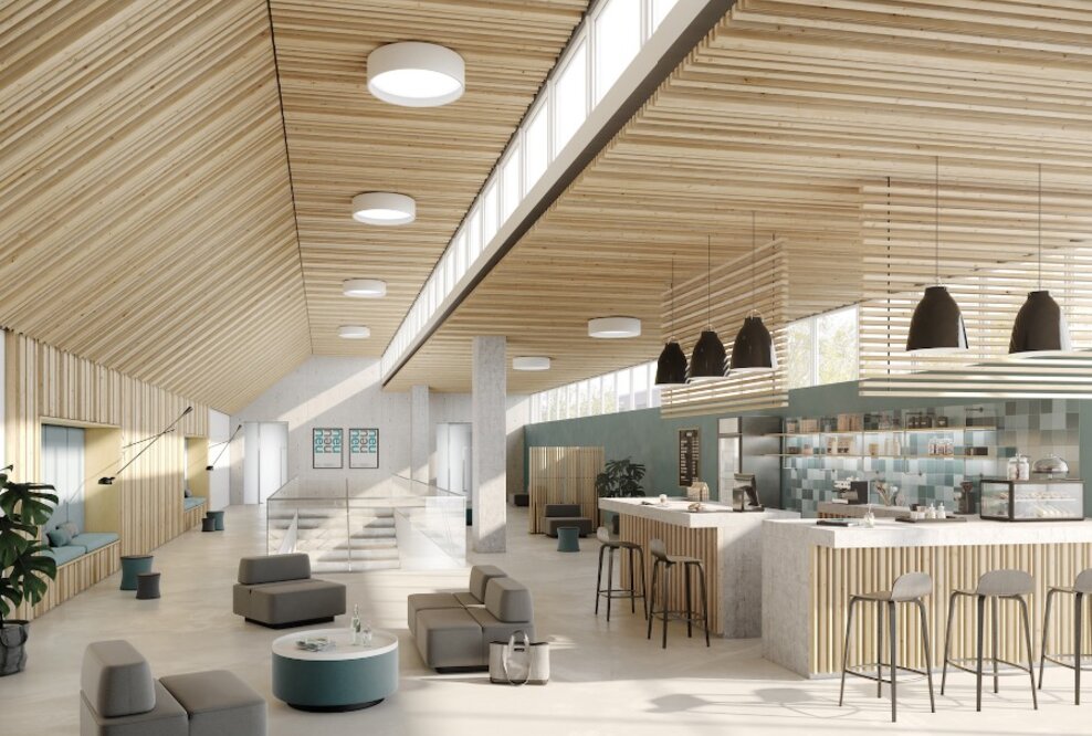 Dreidimensionales Holzdesign in akustischer Qualität: Schallreduzierende Vollholzprofile für die Innenraumgestaltung