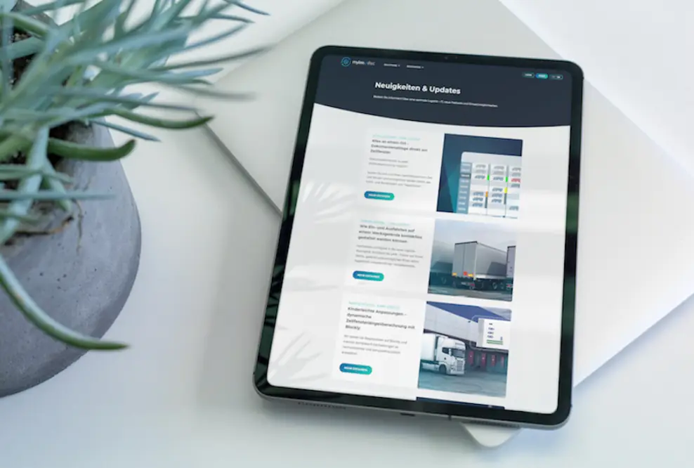 leogistics: Online-Auftritt für digitale Plattform myleo / dsc