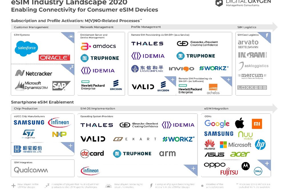 Telekommunikation: eSIM Industry Landscape 2020