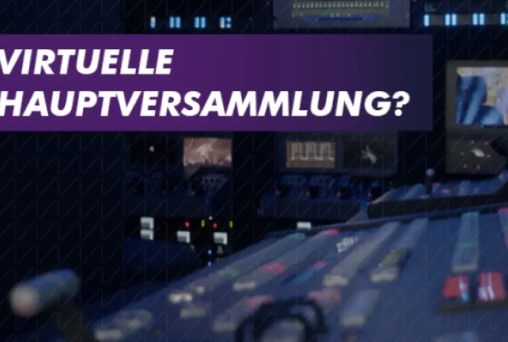 Virtuelle Hauptversammlungen einfach durchführen mit dem Frankfurter Live Streaming Anbieter Mainfilm
