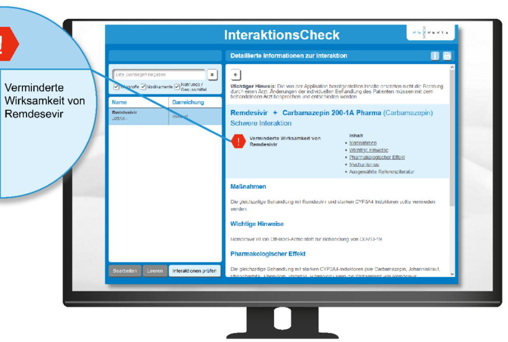 Wechselwirkungsrisiken der Covid-19-Therapie – Schnelle Prüfung mit PGXperts