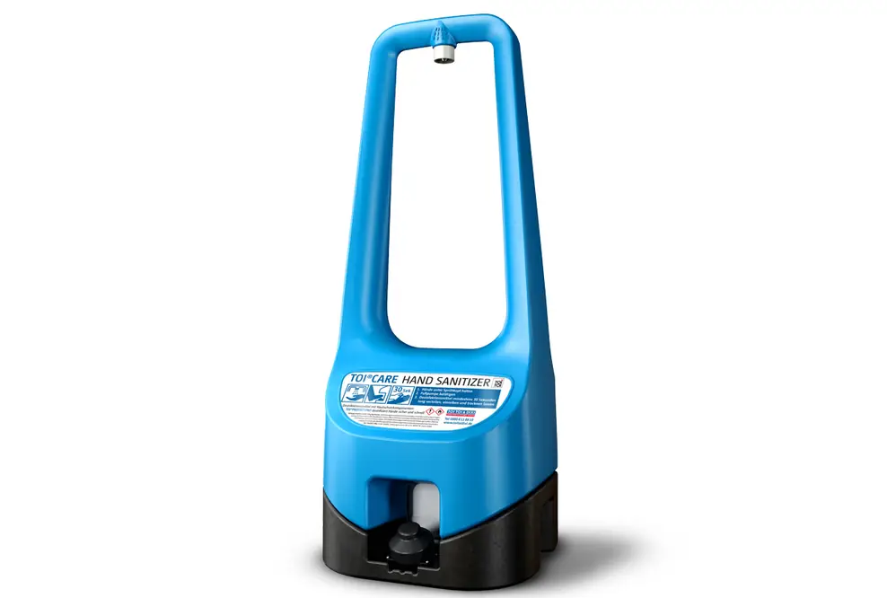 Für mehr Hygiene – jederzeit und überall. Die mobile Handhygiene-Station TOI® CARE.
