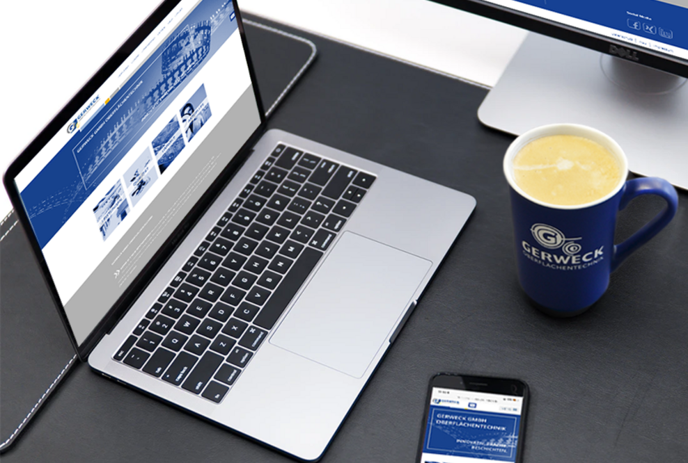 Neue Wege in der digitalen Kommunikation: Die Website der Gerweck GmbH Oberflächentechnik ab heute im neuen Look.