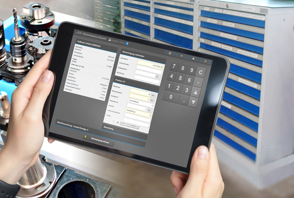 Werkzeuglieferungen im Wareneingang mobil erfassen
