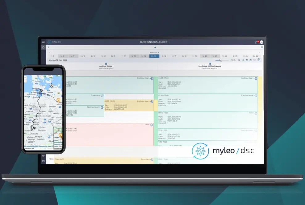 leogistics: myleo / slot Zeitfenstermanagement als Basic-, Advanced- oder Enterprise-Version