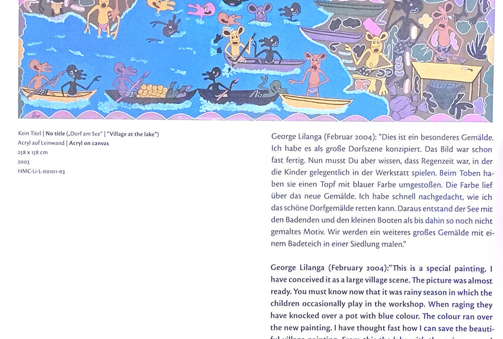 George Lilanga: Eine sehr seltene Gelegenheit