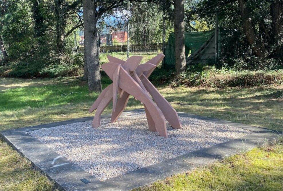 Kunst auf der Liegewiese des Faulerbads und in der Faulerstraße Freiburg