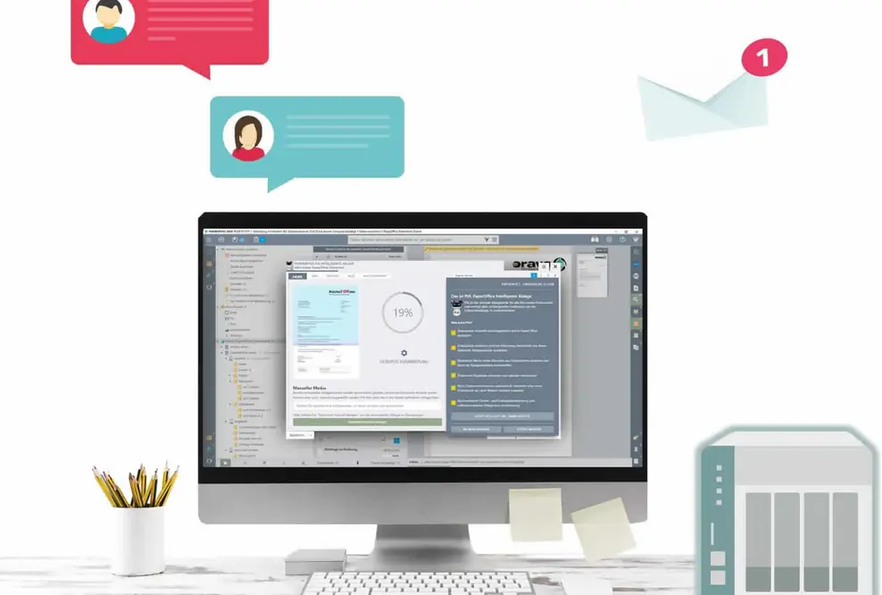 PaperOffice DMS, rasend schnell mit NAS