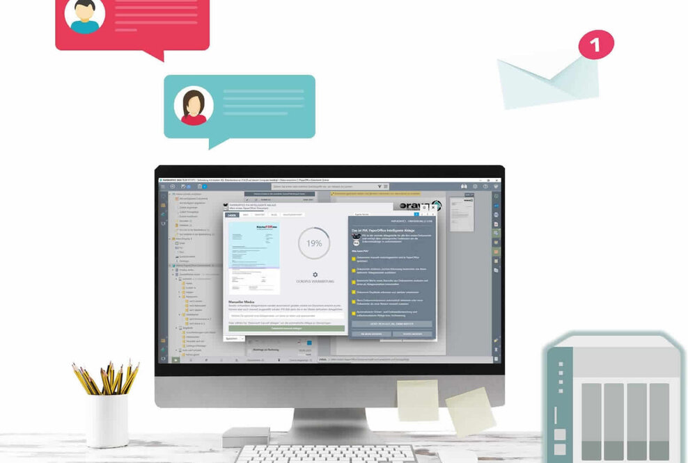 PaperOffice DMS, rasend schnell mit NAS