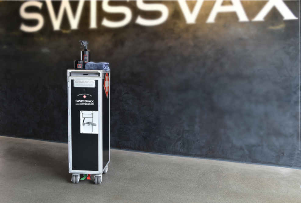 Swissvax funktionieren Trolley aus der Luftfahrt um