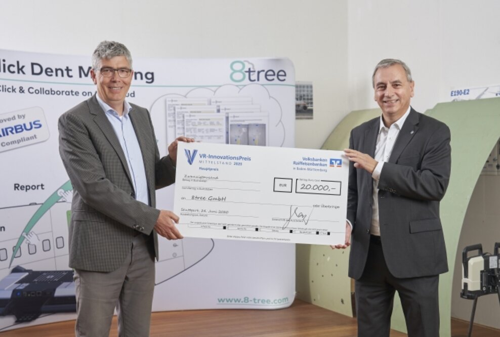 VR-InnovationsPreis Mittelstand: Weltweit einzigartiges Verfahren macht Fliegen sicherer