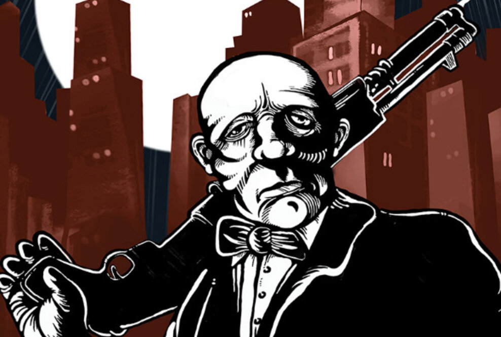 Ein mit Schießpulver geschriebener Thriller mit Filmsequenzen