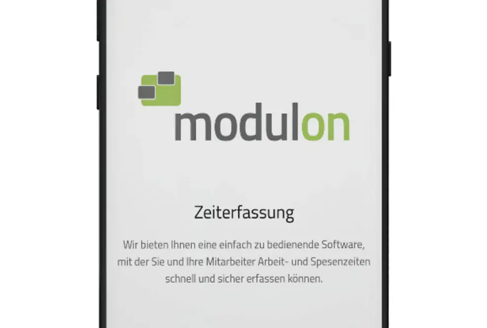 Mobile Zeiterfassung per Smartphone – Neue App der modulon Webservice GmbH