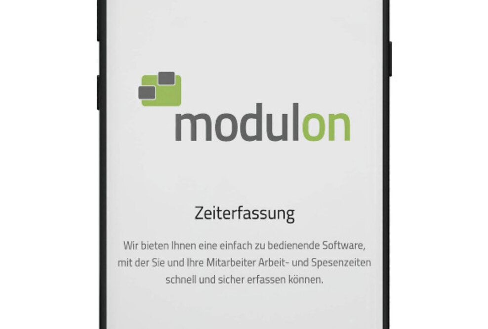 Mobile Zeiterfassung per Smartphone – Neue App der modulon Webservice GmbH