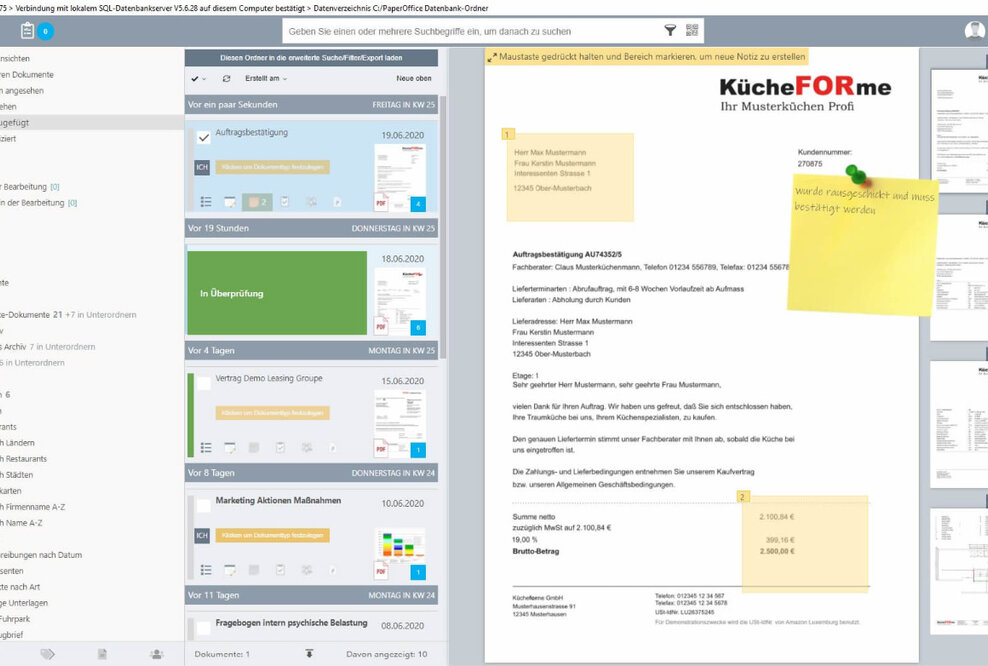 PaperOffice DMS ist ECM in Reinkultur