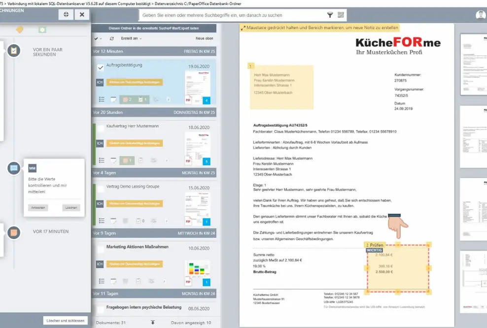 PaperOffice DMS ist ECM in Reinkultur