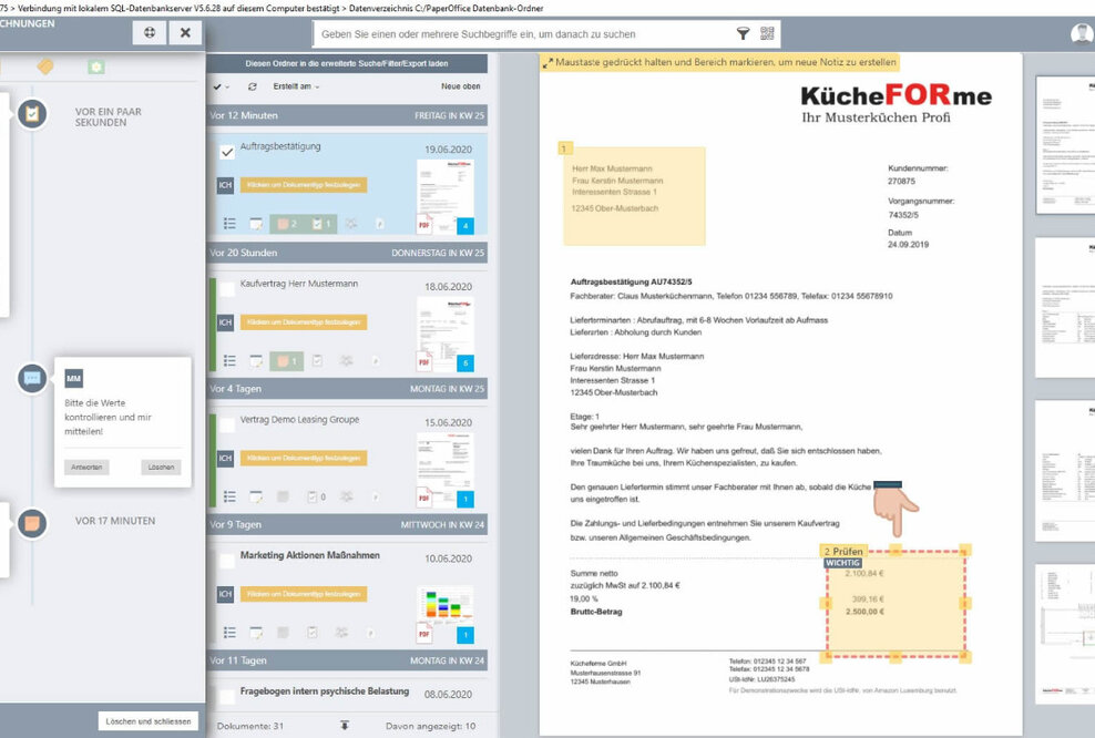 PaperOffice DMS ist ECM in Reinkultur