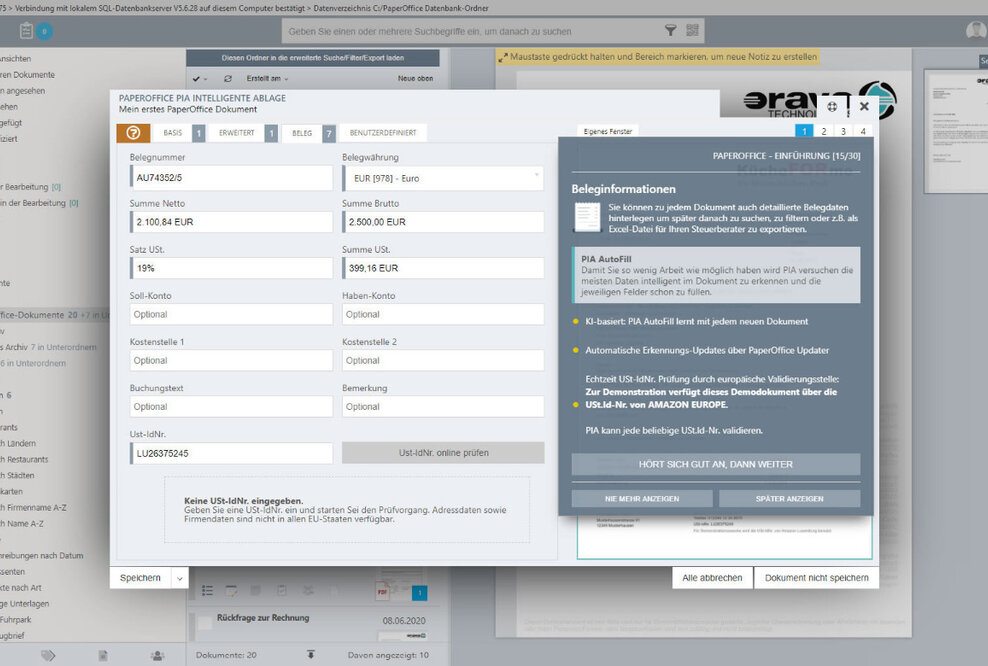 PaperOffice DMS ist ECM in Reinkultur