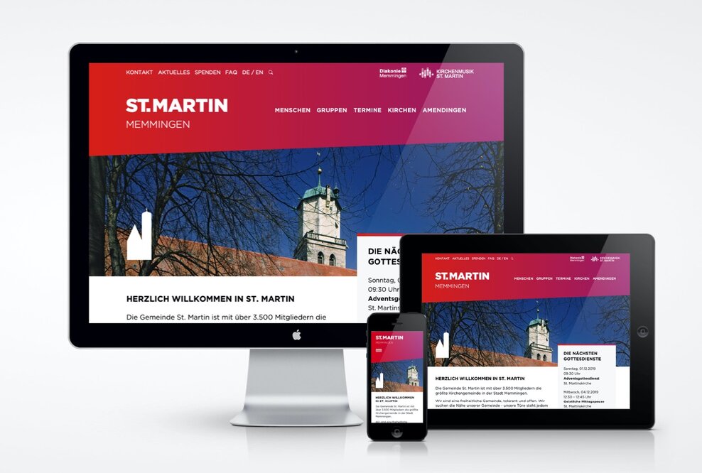 Markenentwicklung und Corporate Design für die bedeutende Stadtkirche St. Martin in Memmingen