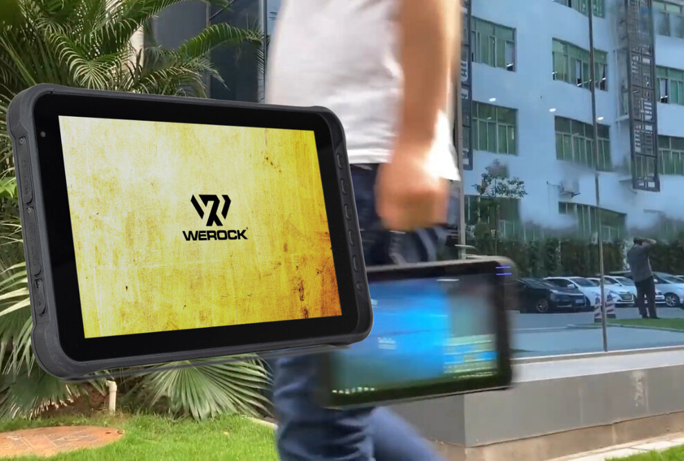 Für raue Umgebungen: WEROCK stellt neues Rugged Tablet Rocktab L110 vor