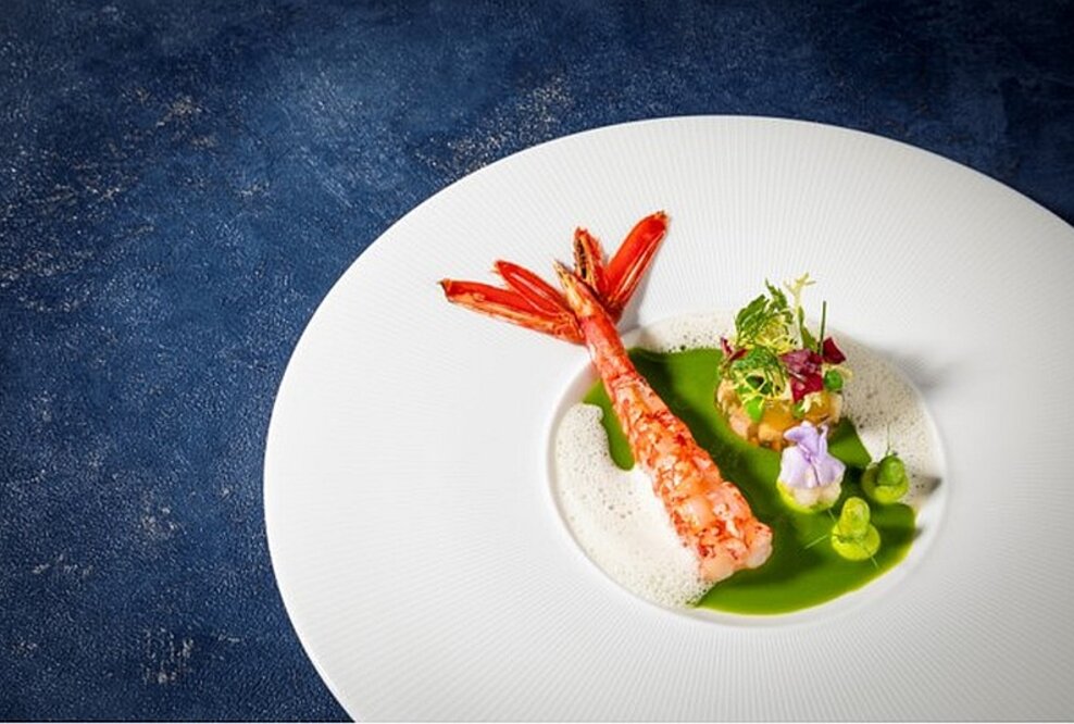 Gourmet-Menü to Go von Stefan Fäth vor dem Alstertal-Einkaufszentrum Hamburg