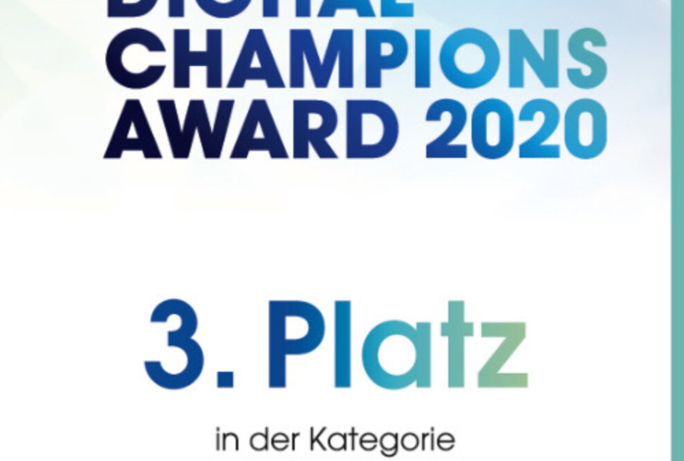HOLOCO gewinnt bei dem Digital Champions Award 2020