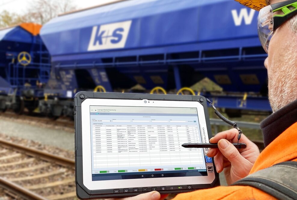 K+S setzt digitales Flottenmanagement mit SAP TM und leogistics Rail um