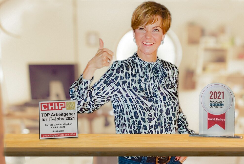 „Hamburgs beste Arbeitgeber 2021“ und „Top-Arbeitgeber IT“: Gasnetz Hamburg doppelt ausgezeichnet