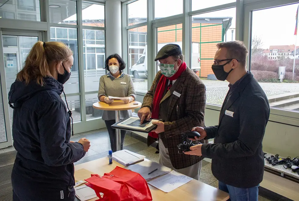 Kursbeginn im BFW Leipzig in Lockdown-Zeiten