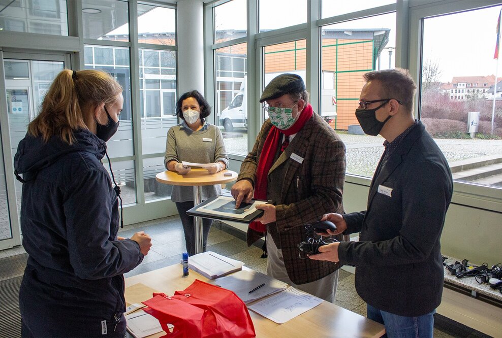 Kursbeginn im BFW Leipzig in Lockdown-Zeiten