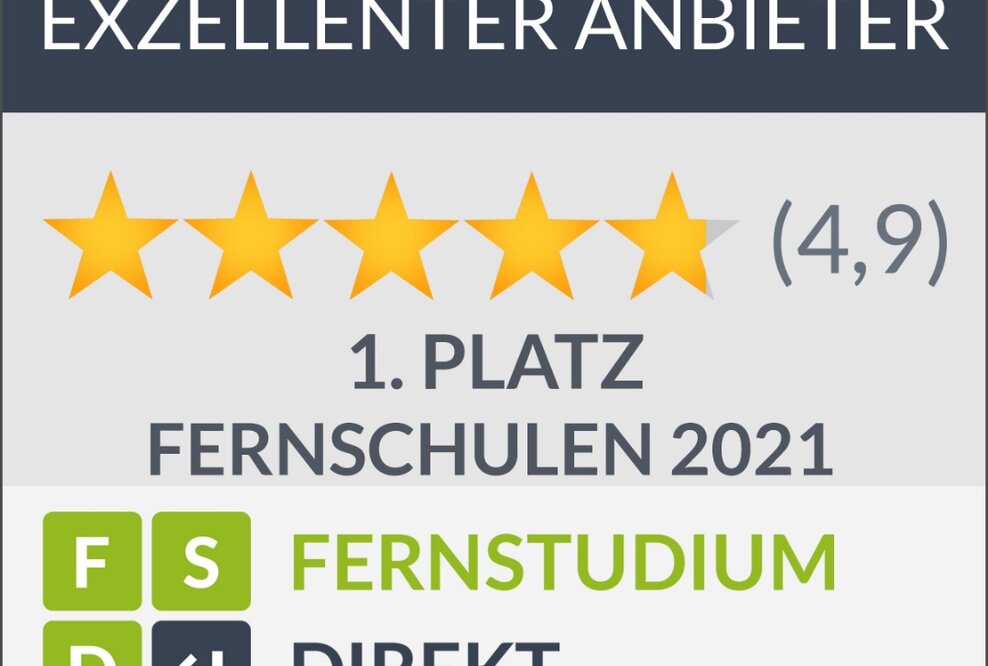 OfG / Online-Schule für Gestaltung zum sechsten Mal in Folge als „Exzellenter Anbieter“ ausgezeichnet