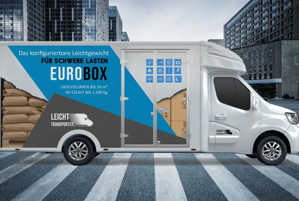 Transportgewerbe - SPECTRA Fahrzeugbau stellt ihren neuen Leichttransporter-Kofferaufbau vor
