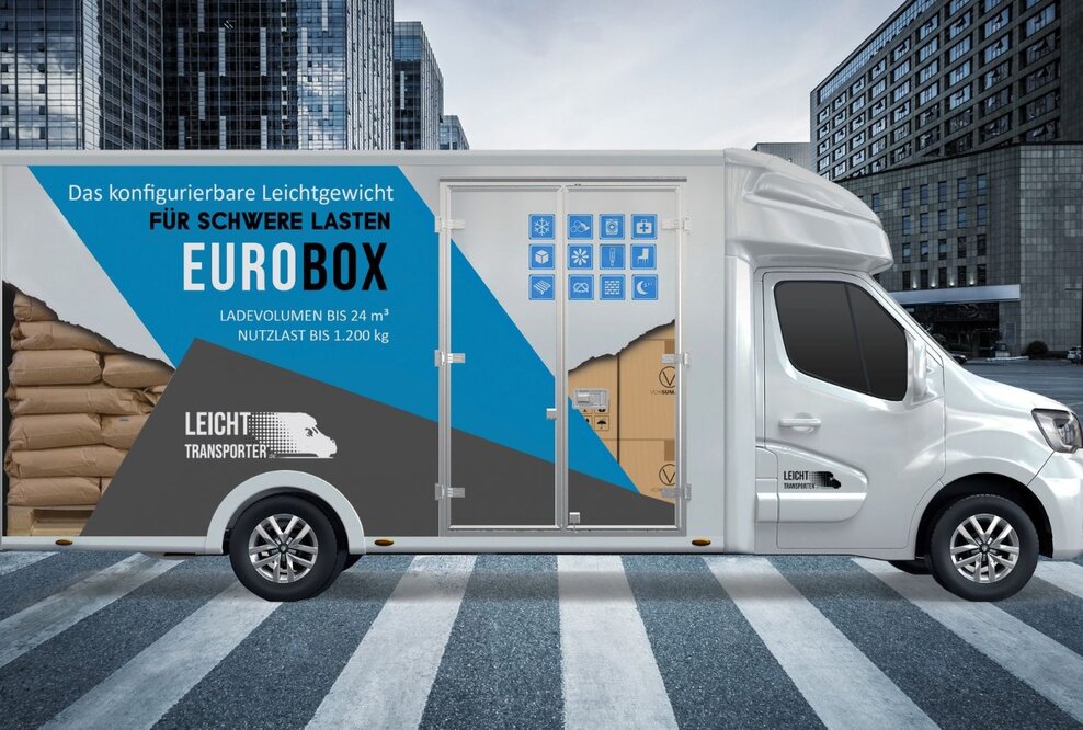 Transportgewerbe - SPECTRA Fahrzeugbau stellt ihren neuen Leichttransporter-Kofferaufbau vor