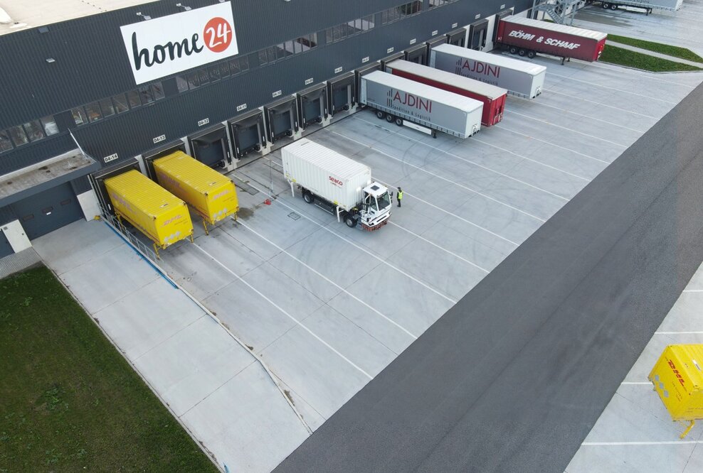 home24 digitalisiert Anlieferprozess mit myleo / dsc von leogistics in drei Logistikzentren