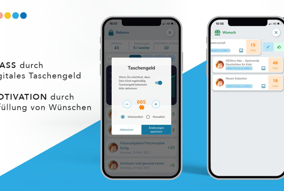 Kid-Coins: Innovative Familien-App hilft bei Familienorganisation
