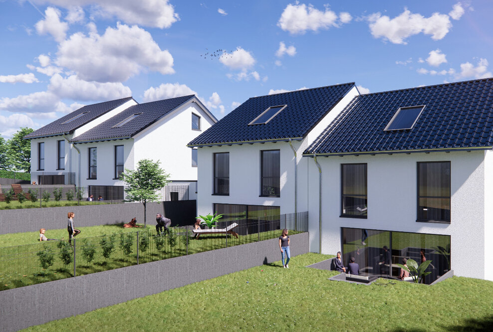 Neuer Wohnraum für Familien: KSK-Immobilien vermittelt vier Doppelhaushälften in Kürten-Biesfeld