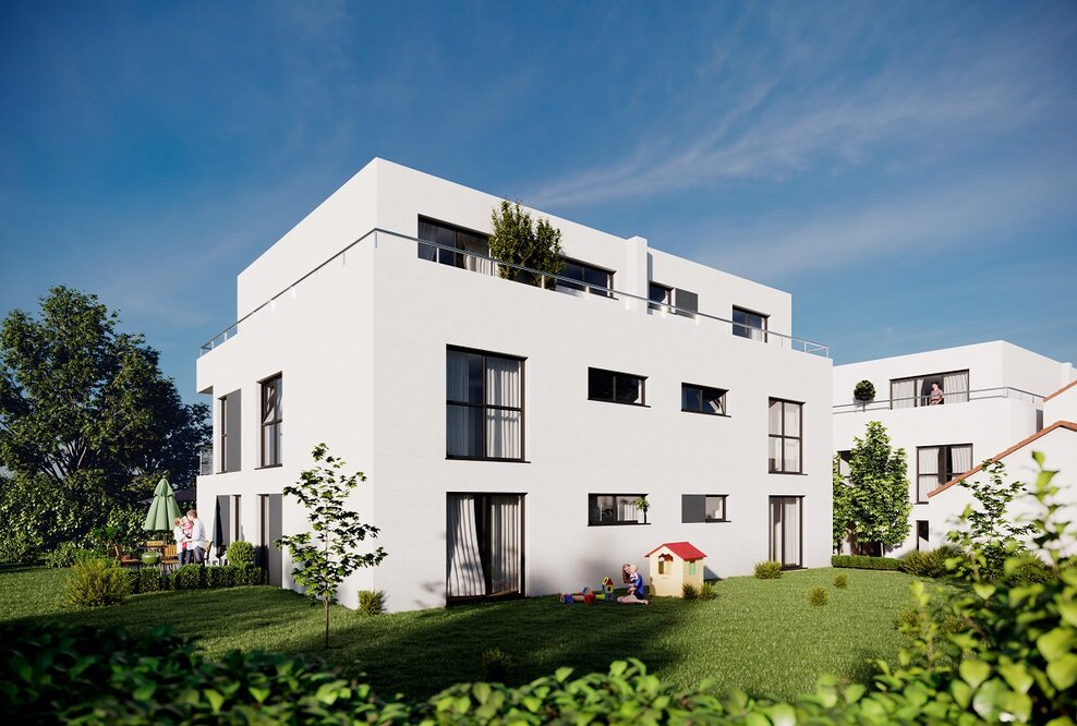 KSK-Immobilien hat zwei Mehrfamilienhäuser mit insgesamt elf Eigentumswohnungen des Neubauprojekts „Moderno“ vermittelt