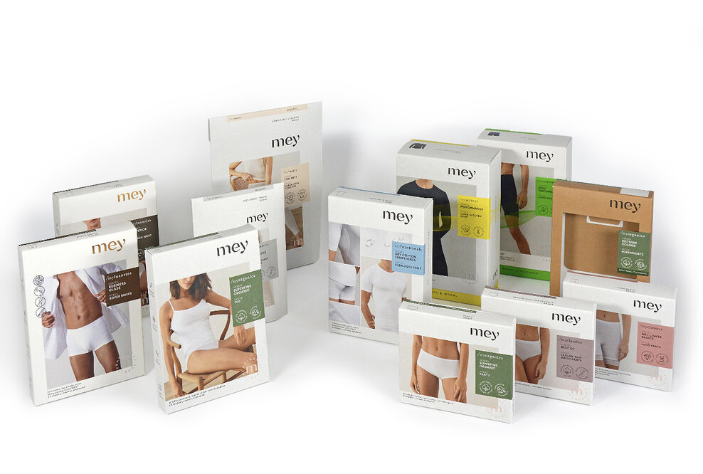 Natürlich anziehend: die neue Verpackungslinie für mey