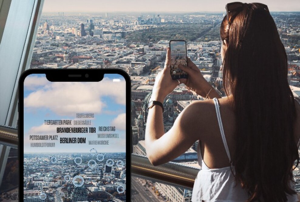 Per App auf den Berliner Fernsehturm und dank Augmented Reality dort mehr erleben
