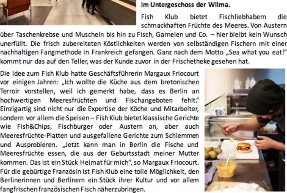 French Fisch aus der Bretagne: Der Fish Klub ist neuer Mieter der Wilma-Markthalle